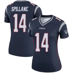 Women's Robert Spillane New England Patriots No.14 Legend Jersey - Navy