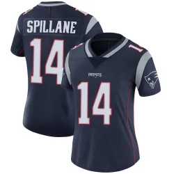 Women's Robert Spillane New England Patriots No.14 Limited Team Color Vapor Untouchable Jersey - Navy