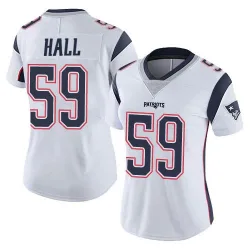 Women's Terez Hall New England Patriots No.59 Limited Vapor Untouchable Jersey - White