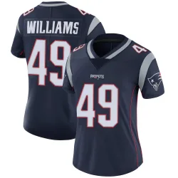 Women's Trayveon Williams New England Patriots No.49 Limited Team Color Vapor Untouchable Jersey - Navy