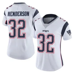 Women's TreVeyon Henderson New England Patriots No.32 Limited Vapor Untouchable Jersey - White