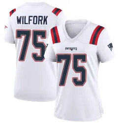 Women's Vince Wilfork New England Patriots No.75 Game Jersey - White