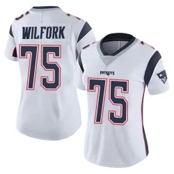 Women's Vince Wilfork New England Patriots No.75 Limited Vapor Untouchable Jersey - White