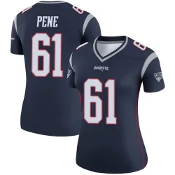 Women's Wilfried Pene New England Patriots No.61 Legend Jersey - Navy