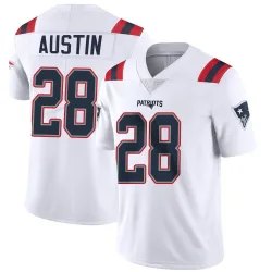 Youth Alex Austin New England Patriots No.28 Limited Vapor Untouchable Jersey - White