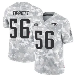 Youth Andre Tippett New England Patriots No.56 Limited 2024 Salute to Service Jersey - Arctic Camo