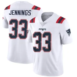 Youth Anfernee Jennings New England Patriots No.33 Limited Vapor Untouchable Jersey - White