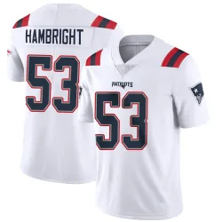 Youth Arlington Hambright New England Patriots No.53 Limited Vapor Untouchable Jersey - White