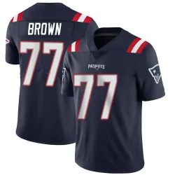 Youth Ben Brown New England Patriots No.77 Limited Team Color Vapor Untouchable Jersey - Navy