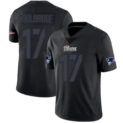 Youth Ben Wooldridge New England Patriots No.17 Limited Jersey - Black Impact