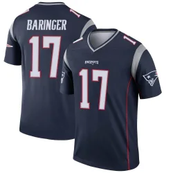 Youth Bryce Baringer New England Patriots No.17 Legend Jersey - Navy