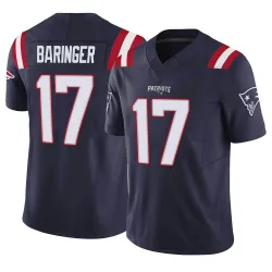 Youth Bryce Baringer New England Patriots No.17 Limited Vapor F.U.S.E. Jersey - Navy