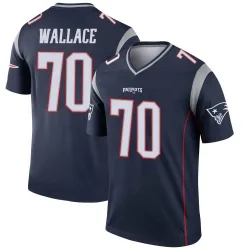 Youth Caedan Wallace New England Patriots No.70 Legend Jersey - Navy
