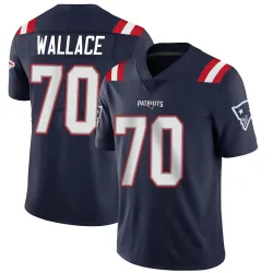 Youth Caedan Wallace New England Patriots No.70 Limited Team Color Vapor Untouchable Jersey - Navy