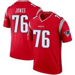 Youth Caleb Jones New England Patriots No.76 Legend Inverted Jersey - Red