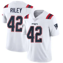 Youth Cam Riley New England Patriots No.42 Limited Vapor Untouchable Jersey - White