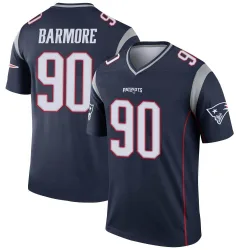 Youth Christian Barmore New England Patriots No.90 Legend Jersey - Navy