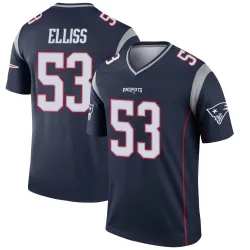 Youth Christian Elliss New England Patriots No.53 Legend Jersey - Navy