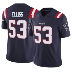 Youth Christian Elliss New England Patriots No.53 Limited Vapor F.U.S.E. Jersey - Navy