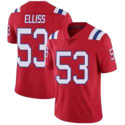 Youth Christian Elliss New England Patriots No.53 Limited Vapor Untouchable Alternate Jersey - Red