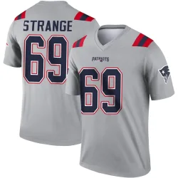 Youth Cole Strange New England Patriots No.69 Legend Inverted Jersey - Gray