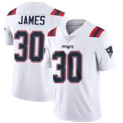 Youth DJ James New England Patriots No.30 Limited Vapor Untouchable Jersey - White