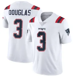 Youth DeMario Douglas New England Patriots No.3 Limited Vapor Untouchable Jersey - White