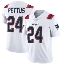 Youth Dell Pettus New England Patriots No.24 Limited Vapor Untouchable Jersey - White