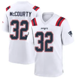 Youth Devin McCourty New England Patriots No.32 Game Jersey - White