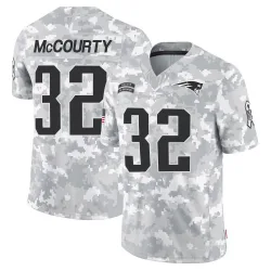 Youth Devin McCourty New England Patriots No.32 Limited 2024 Salute to Service Jersey - Arctic Camo