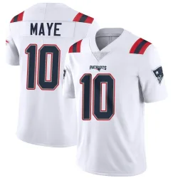 Youth Drake Maye New England Patriots No.10 Limited Vapor Untouchable Jersey - White