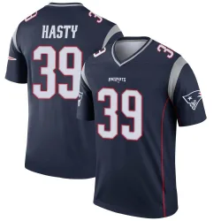 Youth JaMycal Hasty New England Patriots No.39 Legend Jersey - Navy