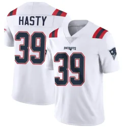 Youth JaMycal Hasty New England Patriots No.39 Limited Vapor Untouchable Jersey - White