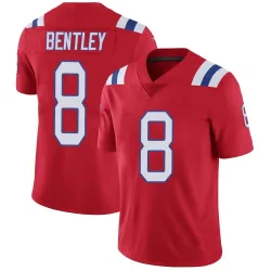 Youth Ja'Whaun Bentley New England Patriots No.8 Limited Vapor Untouchable Alternate Jersey - Red