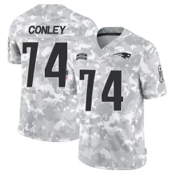 Youth Jack Conley New England Patriots No.74 Limited 2024 Salute to Service Jersey - Arctic Camo