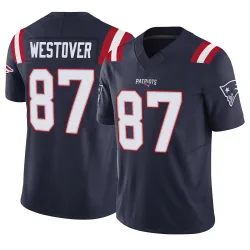 Youth Jack Westover New England Patriots No.87 Limited Vapor F.U.S.E. Jersey - Navy
