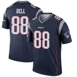Youth Jaheim Bell New England Patriots No.88 Legend Jersey - Navy