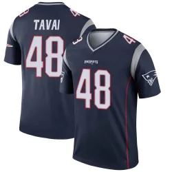 Youth Jahlani Tavai New England Patriots No.48 Legend Jersey - Navy