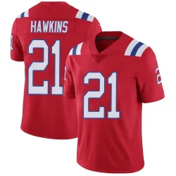 Youth Jaylinn Hawkins New England Patriots No.21 Limited Vapor Untouchable Alternate Jersey - Red