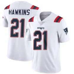 Youth Jaylinn Hawkins New England Patriots No.21 Limited Vapor Untouchable Jersey - White