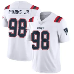 Youth Jeremiah Pharms Jr. New England Patriots No.98 Limited Vapor Untouchable Jersey - White