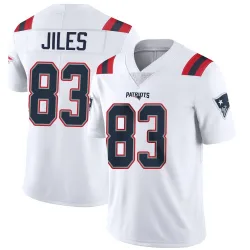 Youth John Jiles New England Patriots No.83 Limited Vapor Untouchable Jersey - White