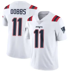 Youth Joshua Dobbs New England Patriots No.11 Limited Vapor Untouchable Jersey - White