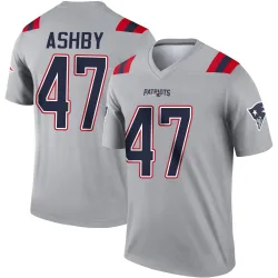 Youth Julian Ashby New England Patriots No.47 Legend Inverted Jersey - Gray