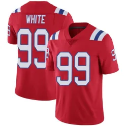 Youth Keion White New England Patriots No.99 Limited Vapor Untouchable Alternate Jersey - Red
