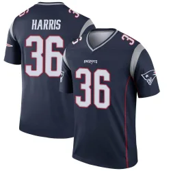 Youth Kevin Harris New England Patriots No.36 Legend Jersey - Navy