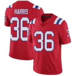 Youth Kevin Harris New England Patriots No.36 Limited Vapor Untouchable Alternate Jersey - Red