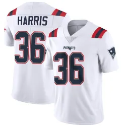 Youth Kevin Harris New England Patriots No.36 Limited Vapor Untouchable Jersey - White