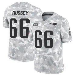 Youth Kody Russey New England Patriots No.66 Limited 2024 Salute to Service Jersey - Arctic Camo