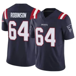 Youth Layden Robinson New England Patriots No.64 Limited Vapor F.U.S.E. Jersey - Navy